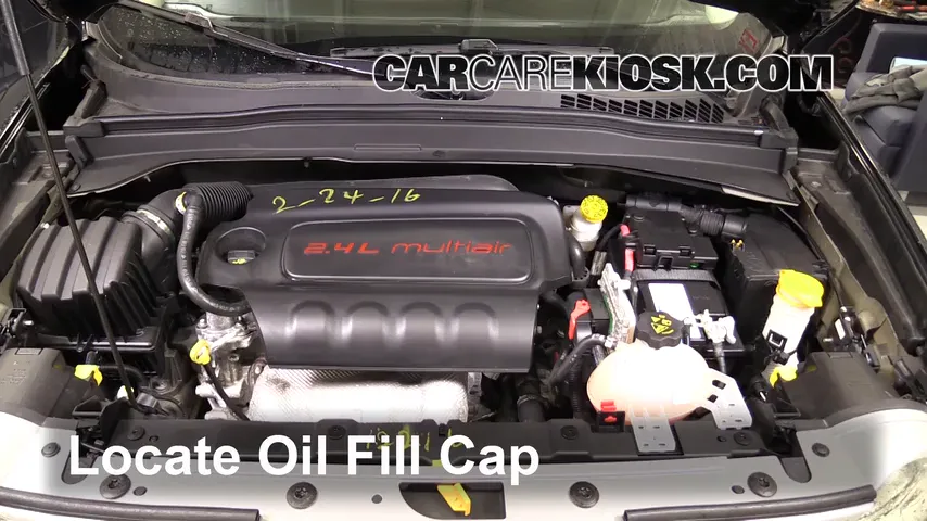 2016 Jeep Renegade Limited 2.4L 4 Cyl. Aceite